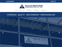 Tablet Screenshot of deiulisbrothers.com